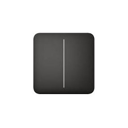 Ajax SoloButton for LightSwitch (2-gang) [55] Black
