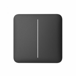 Ajax SoloButton for LightSwitch (2-gang) [55] Graphite