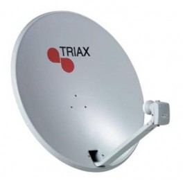 Triax TDS 80A Pole Mount Dish Grey, Galv Steel, TRIAX logo 120508 Triax TDS 80A Pole Mount Dish Grey, Galv Steel, TRIAX logo 120508