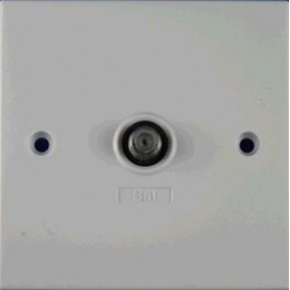 Antiference SW730 Single F Outlet Plate Antiference SW730 Single F Outlet Plate