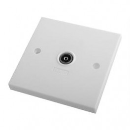 Antiference SW700R Single Screened Outlet Plate Antiference SW700R Single Screened Outlet Plate