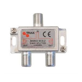 Triax 2 Way DC Pass Splitter 5-2400Mhz Triax 2 Way DC Pass Splitter 5-2400Mhz