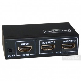 Proception HDMI Splitter 2 Way 1.4a/3D Proception HDMI Splitter 2 Way 1.4a/3D