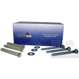Blake M8x80mm Bolt, Washer & M10 Nylon Plug Box of 50 Blake M8x80mm Bolt, Washer & M10 Nylon Plug Box of 50